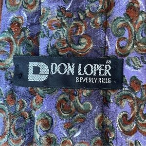 Vintage Don Loper Beverly Hills 100% Silk Tie
